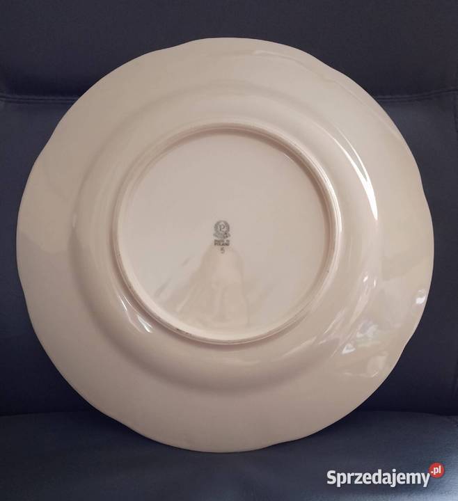 Talerz Duży Ecru Chodzież Nakło nad Notecią