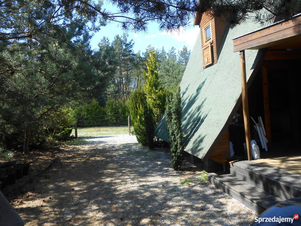 Działka z domkiem jeziorem Szydłówiec