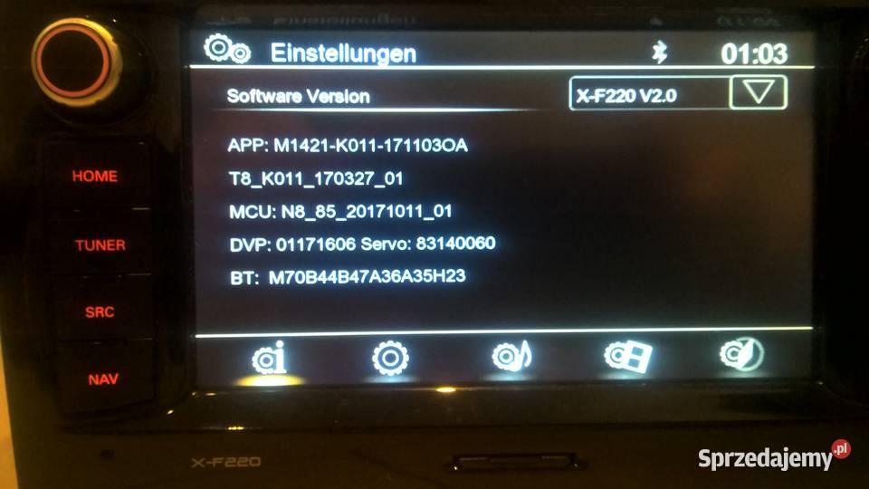 Radio nawigacja XZENT XF220 Navi bt hdmi kamera Sędziszów