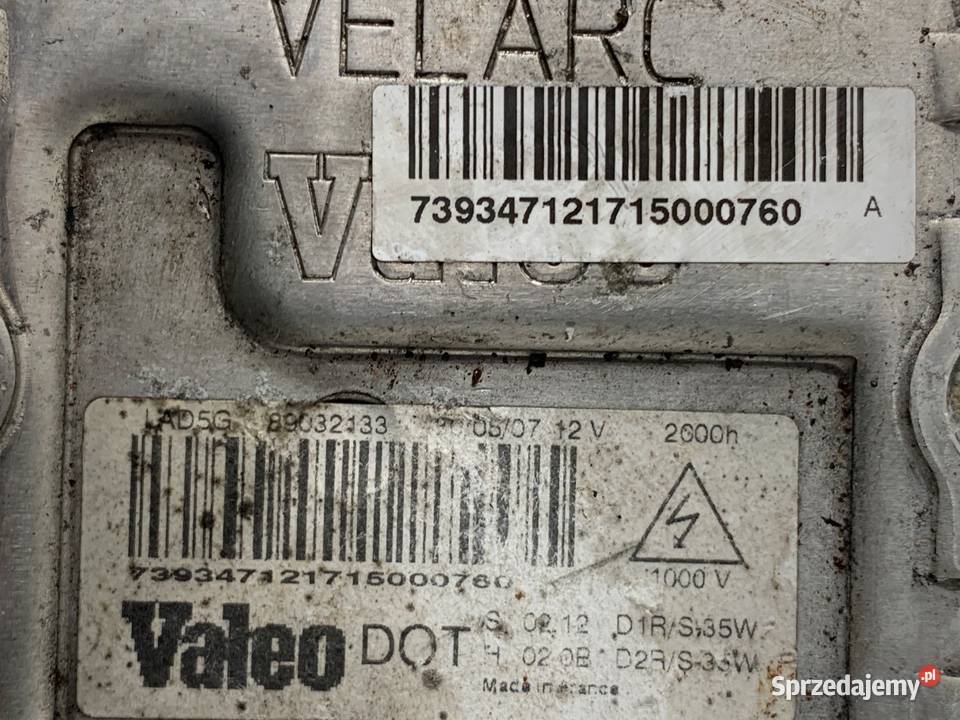 PRZETWORNICA XENON CHRYSLER 300C 73010137N MODUŁ podkarpackie