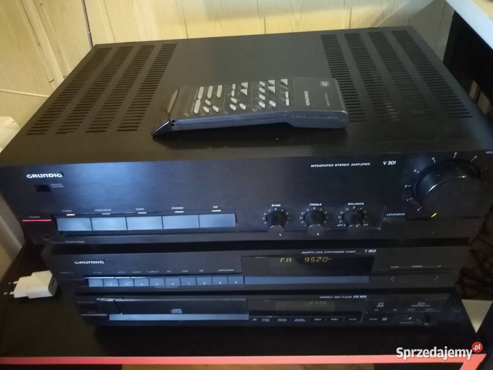 Wieża stereo Grundig vintage z pilotem podkarpackie Chmielnik