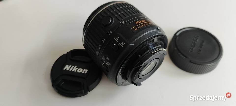 Obiektyw Nikon F Nikon 1855 VR II warmińsko-mazurskie Kętrzyn