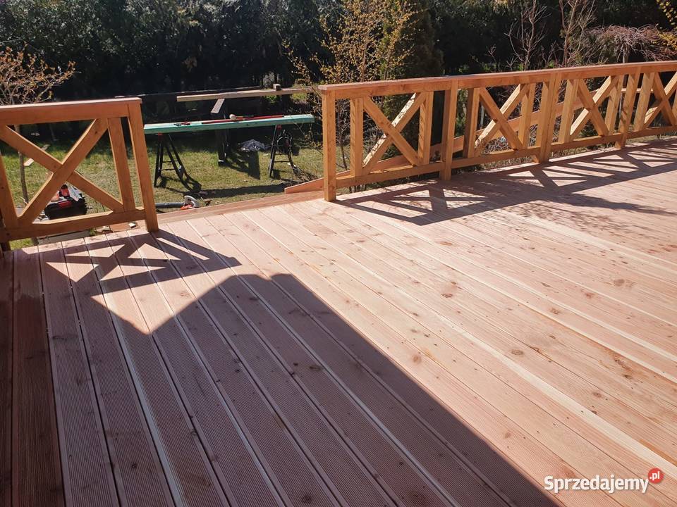 Tarasy drewniane altany wiaty garaże zadaszenia Słupsk