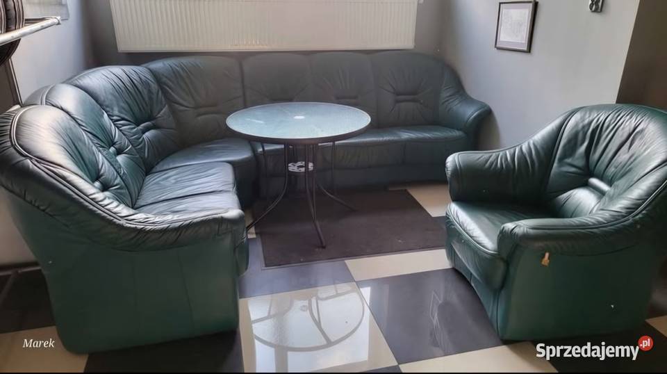 Narożnik skórzany fotel Osiecznica