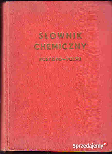 4038 SŁOWNIK CHEMICZNY ROSYJSKO POLSKI POD REDAK Czyrna