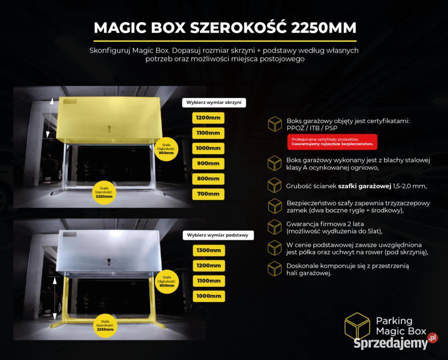 box garażowy boksy garażowe szafa garażowa Pozostałe Kielce