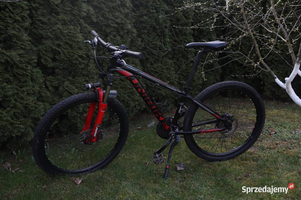 Rower unibike mission czarnoczerwony wielkopolskie Wola Książęca