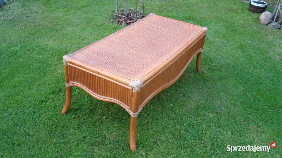 Stolik ratanowy prostokątny 45cm Warszawa
