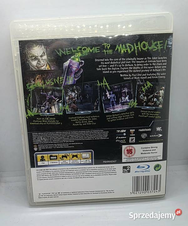 Gra Batman Arkham Asylum 3 Elbląg