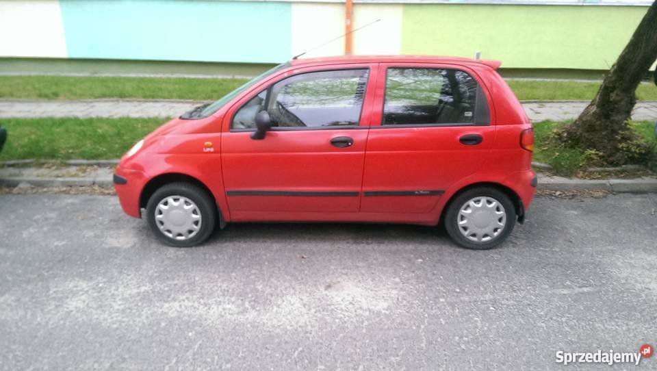 Daewoo Matiz czerwony bezwypadkowy zadbany 2 x Zarejestrowany w Polsce łódzkie Łódź sprzedam
