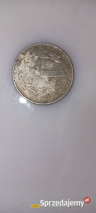 Moneta o nominale 1 z roku 1982 z Płaską Datą Bielawa sprzedam
