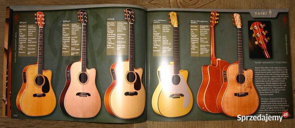 Alvarez 2005 guitar catalog katalog gitar