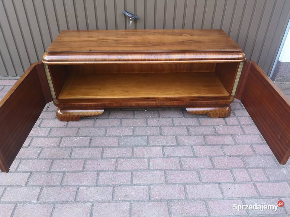 Komoda ARTDECO Orzech RTV Niska Stara Antyk