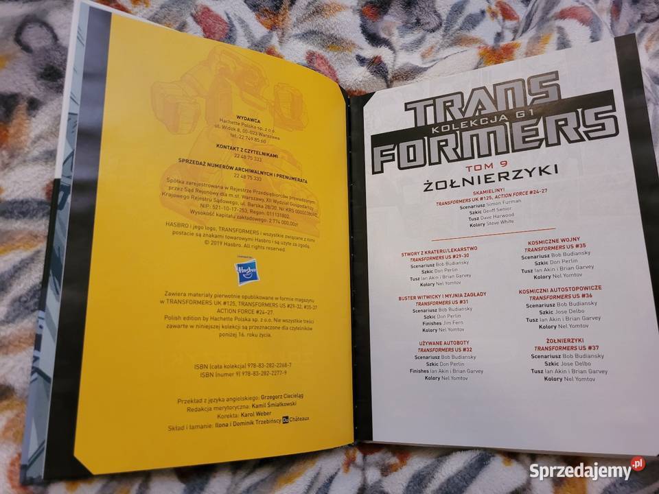 Transformers Kolekcja G1 tom 9 Kultura i Rozrywka Gdynia