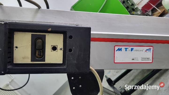 Taśm ociąg łamany L z zabierakami przenośnik Białogard sprzedam