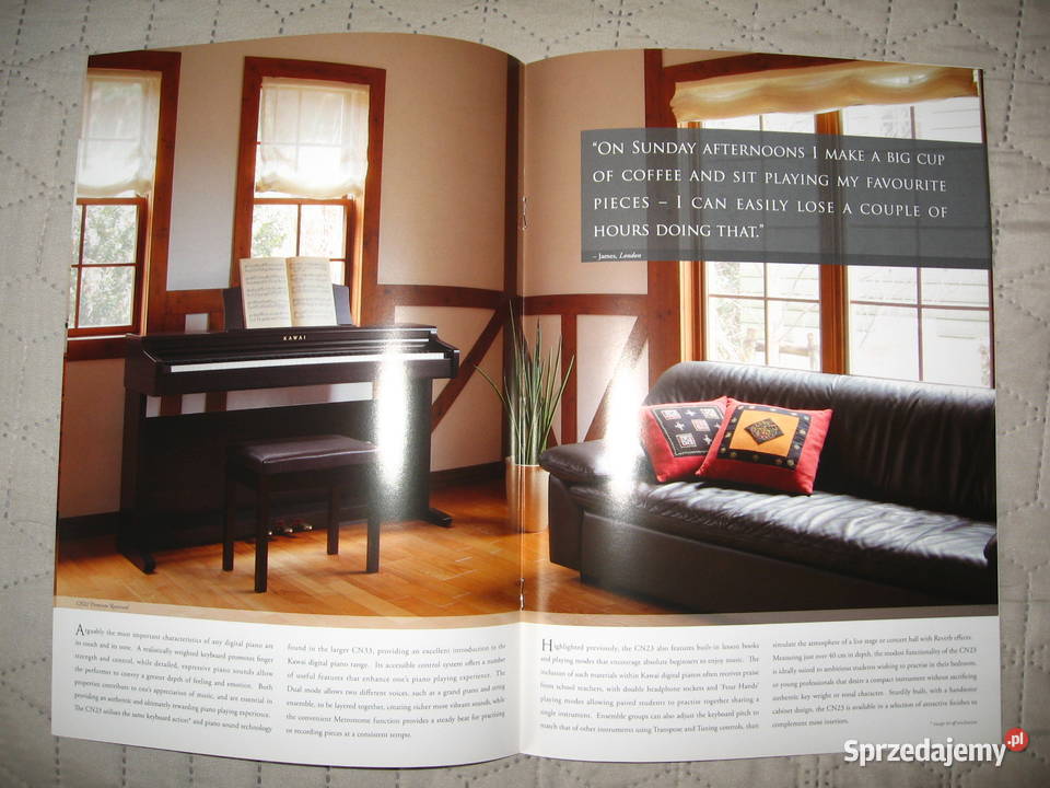 KAWAI CN3323 brochure broszura informacyjna Kępice
