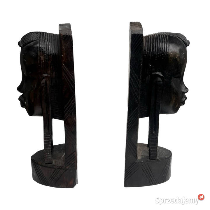 Podpórki pod książki Kenia heban lata 70 czarny