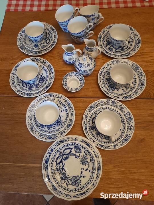 Porcelana marki Triptis Porzellan serwis Morąg