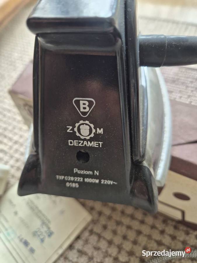 Żelazko Dezamet C28222 1985 r sprawne pudełko Bucze
