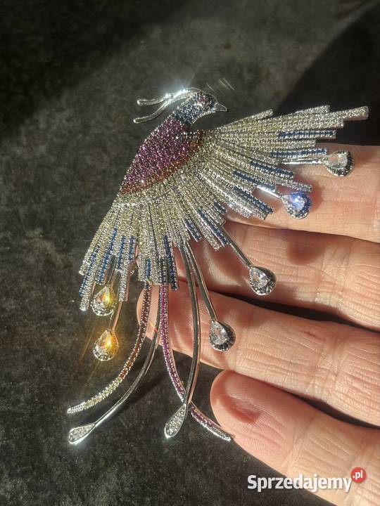 Ptak Feniks elegancka broszka Kraków sprzedam