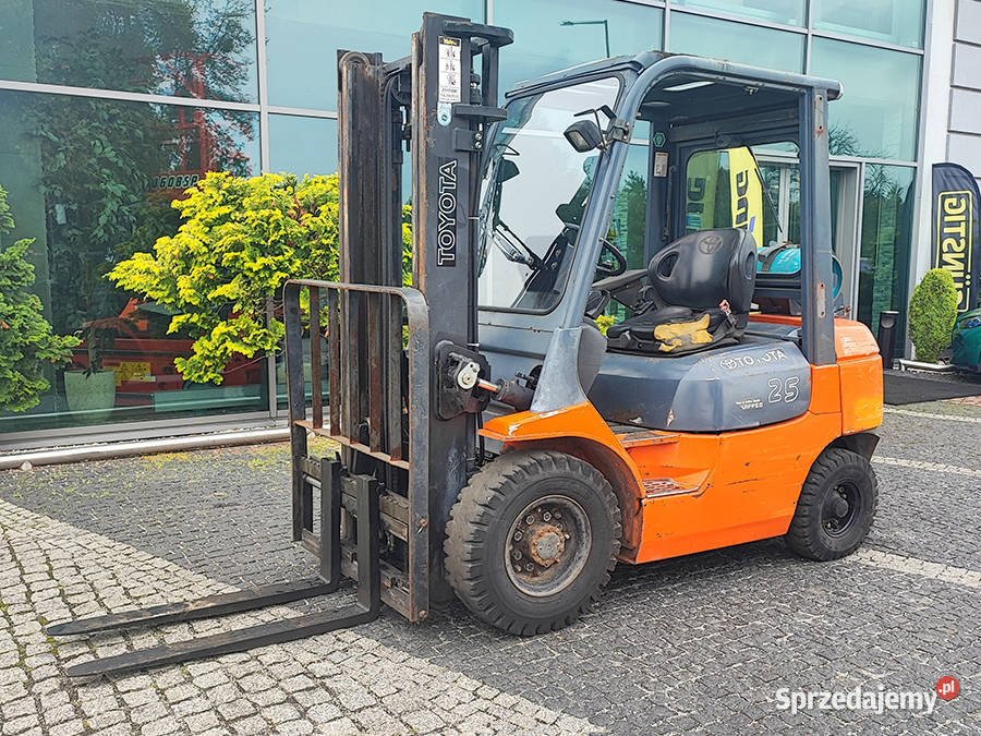 Wózek widłowy Toyota 427FGF25 25 t duplex 33 m małopolskie