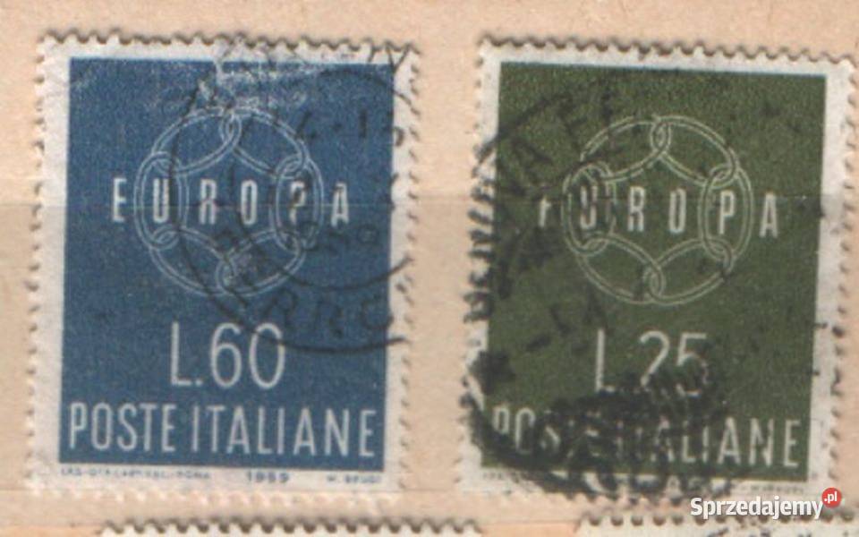 Zn Włochy Mi 1055 6 kas 1959 Filatelistyka Gliwice