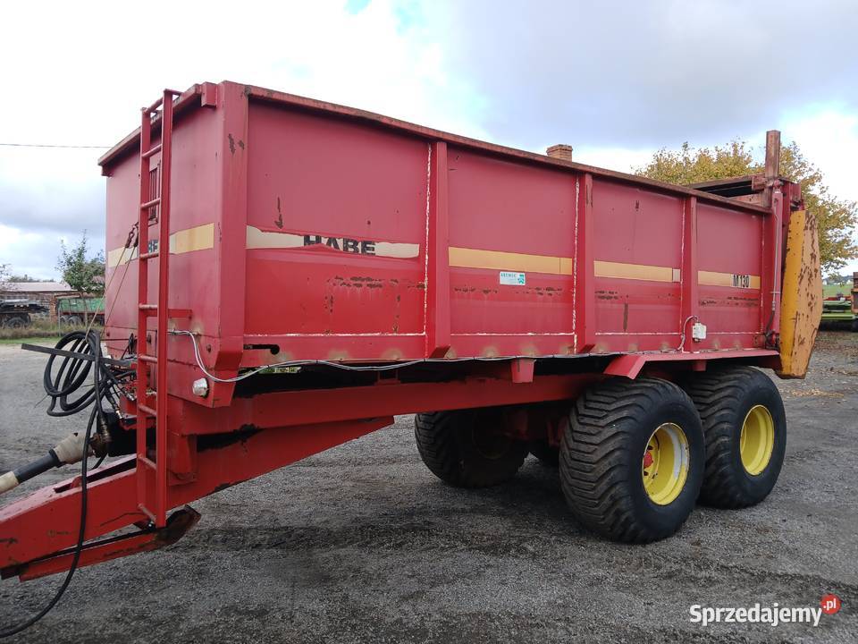Rozrzutnik obornika Habe 13 ton tandem Ryki