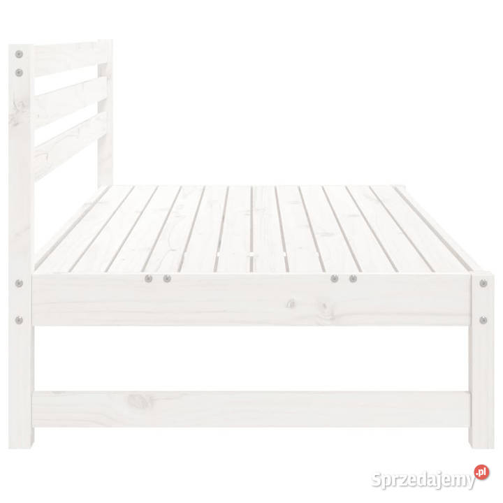 Sofa środkowa do ogrodu biała 120x80 lite drewno Krzesła ogrodowe Krzesła ogrodowe mazowieckie Warszawa