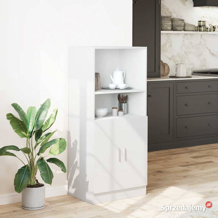 Szafka kuchenna biała 57x415x1315 materiał