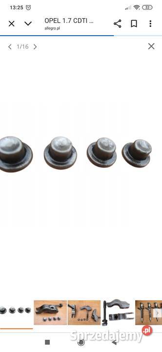 Opel 17CDTI podkładki pod mocowanie wtryskiwaczy Kielce