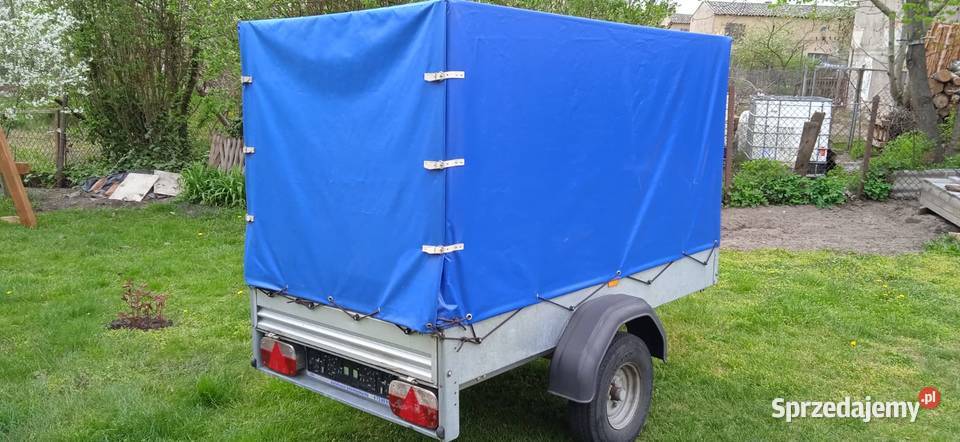 Przyczepka samochodowa Marki Stema 750 DMC Rok produkcji 2005 Rogoźno