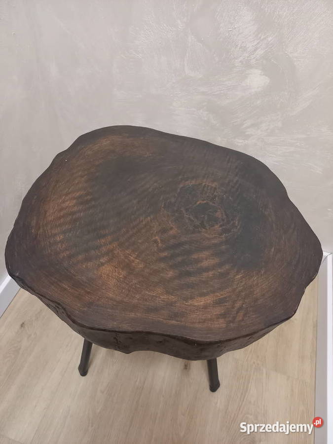 Stolik rustykalny industrial z pnia olchy Sulechów sprzedam