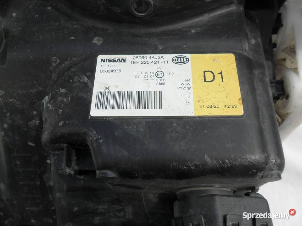 REFLEKTOR PRZÓD STRONA LEWA NISSAN NAVARA D23 wielkopolskie Nowy Tomyśl