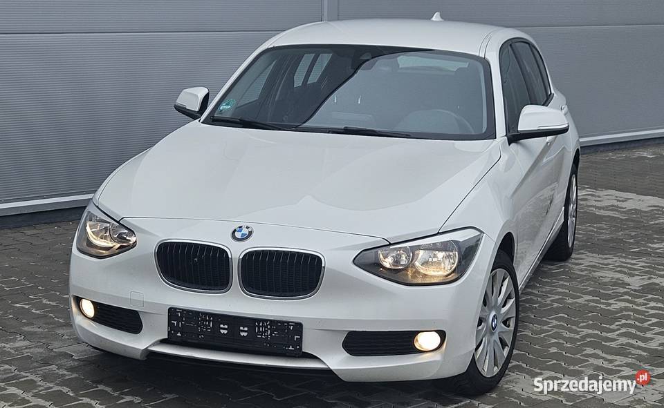 BMW 118d 20d 143 F20 bezwypadkowy Bogata wersja biały Zawiercie