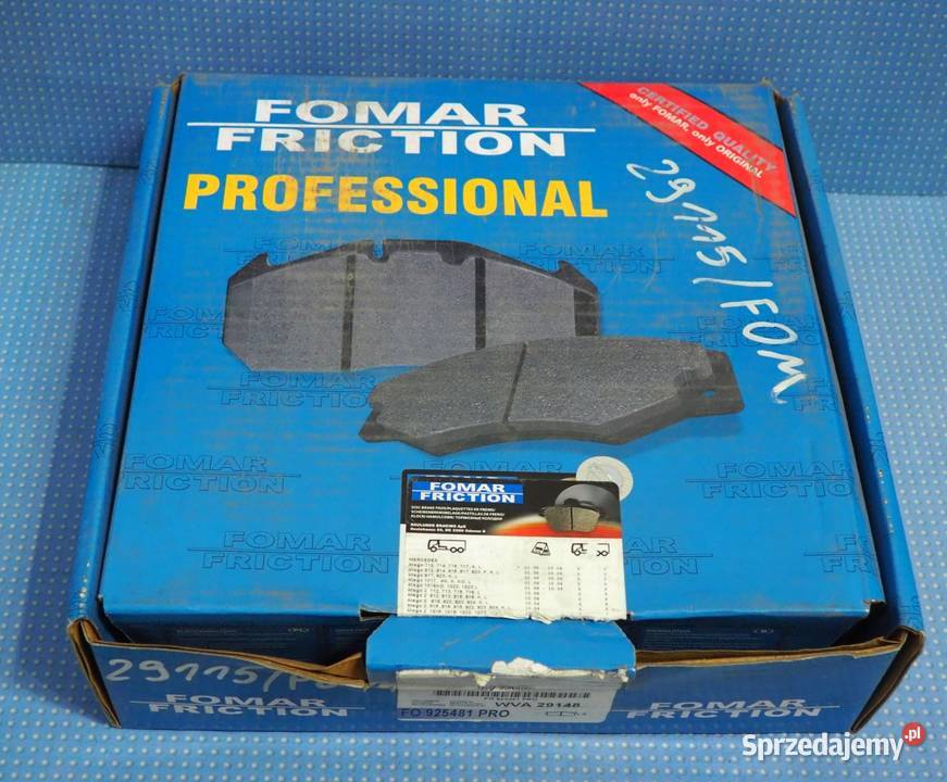 Klocki hamulcowe WVA 29148 Włocławek