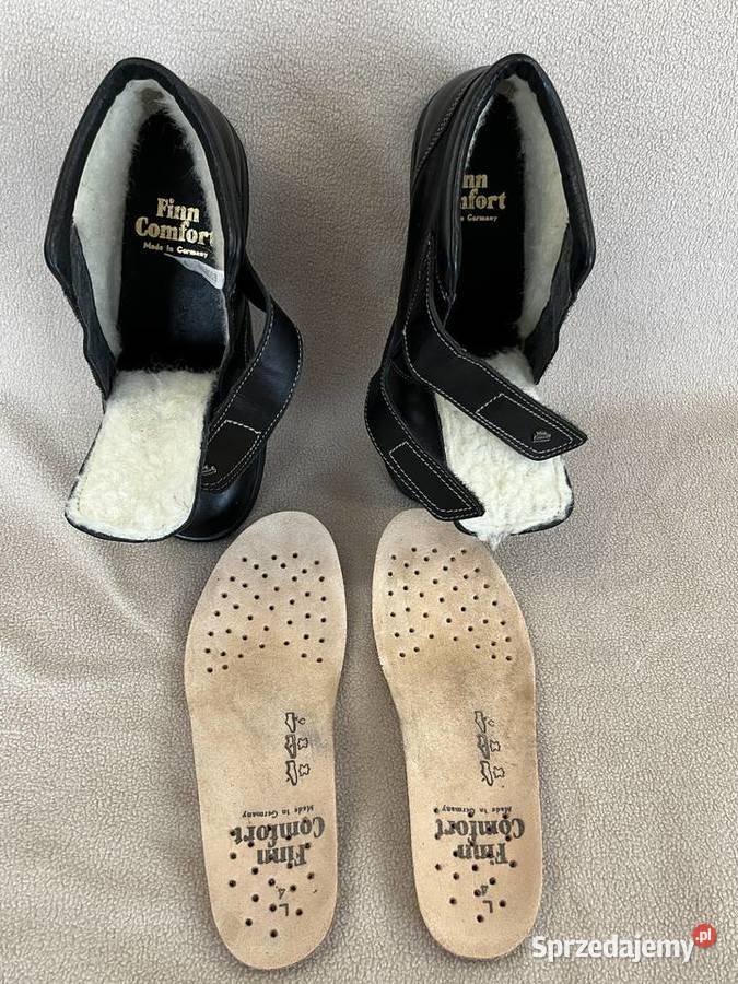 Finn Comfort skórzane buty damskie zdrowotna inna