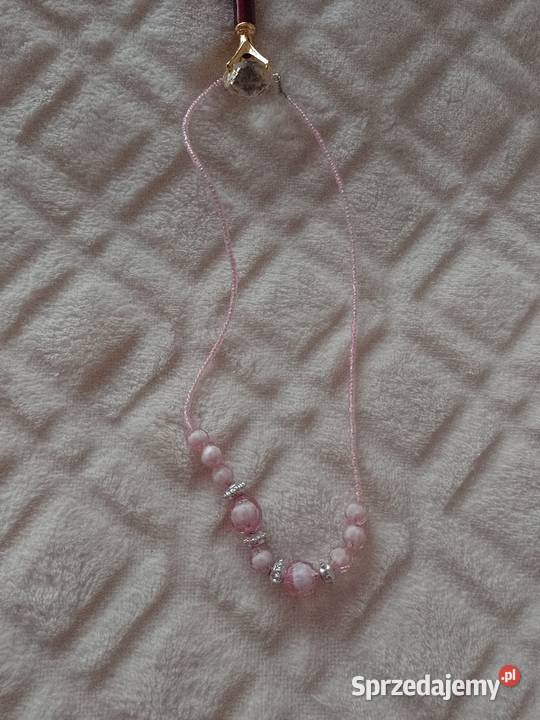 Różowy Bogato zdobiony naszyjnik korale Dla kobiet Dodatki Dodatki