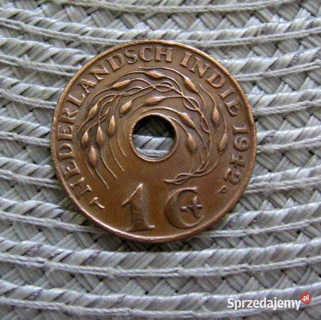Indie Holendrrskie 1 Cent 1942r P Kalisz