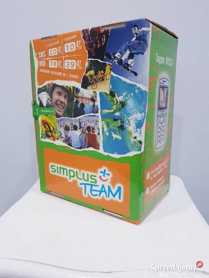 Kolekcjonerskie pudełko Simplus Team z 2004 roku