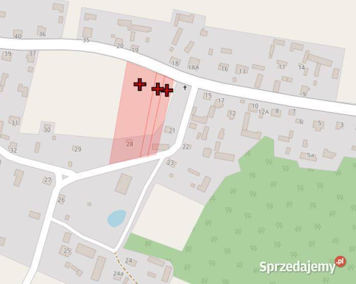 Działki budowlane 6 300 m2 Poniatowo gm Małkinia