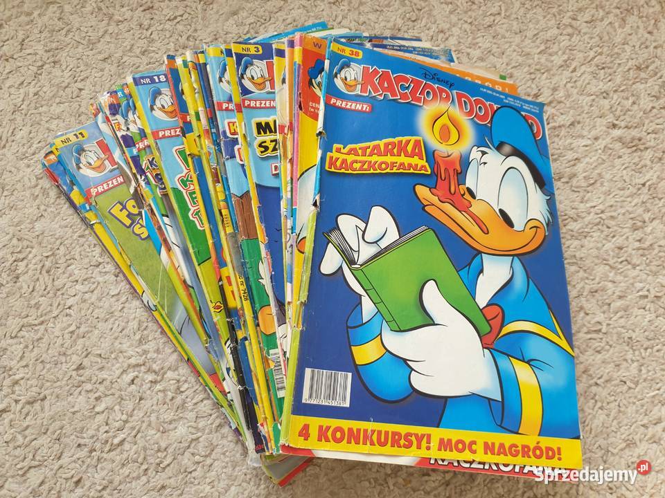 Kaczor Donald zestaw 23 komiksów pomorskie Gdynia sprzedam