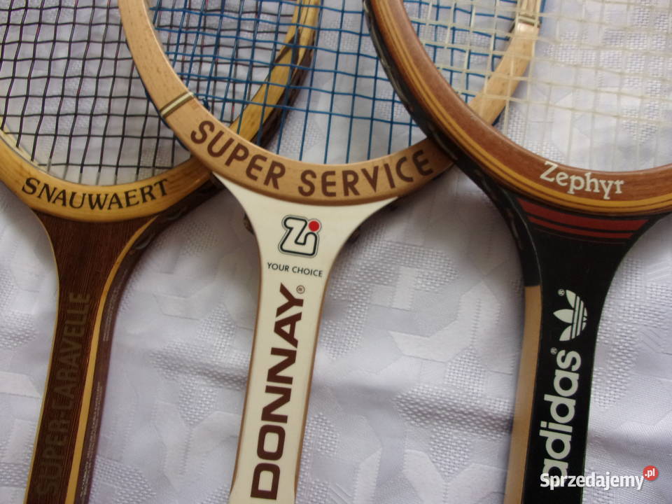 Stare rakiety do tenisa z najwyższej półki Super Warszawa
