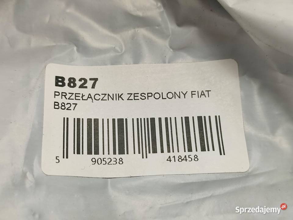 PRZEŁĄCZNIK ZESPOLONY FIAT B827 osobowe Motoryzacja