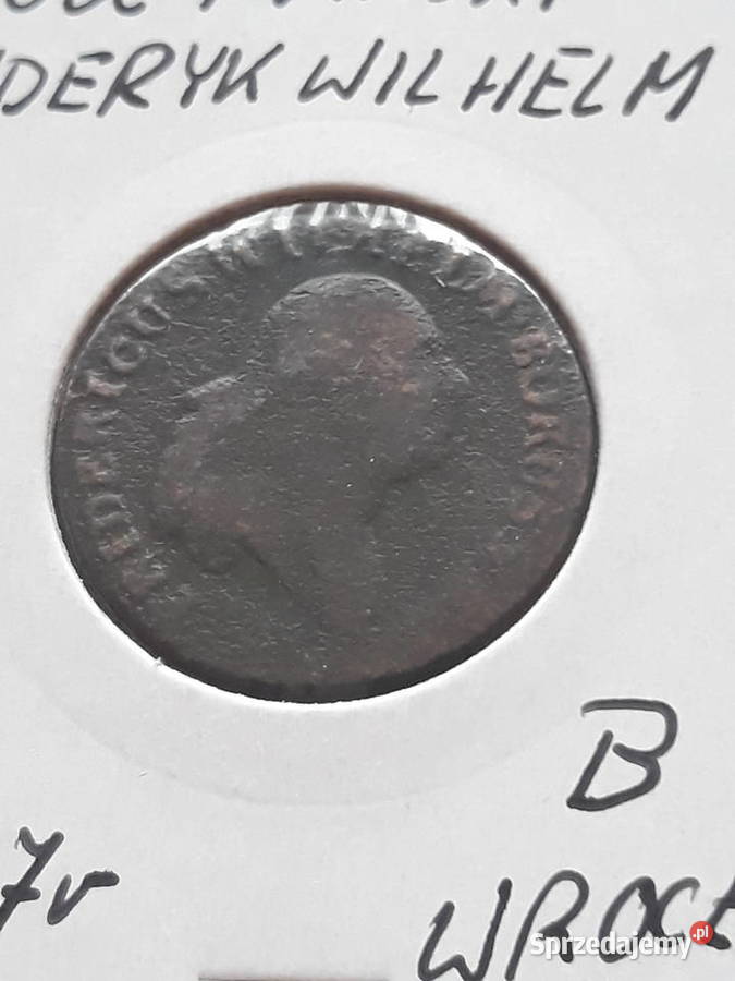 1 Grosz Pruski Fryderyk Wilhelm 1797 r B wielkopolskie Konin