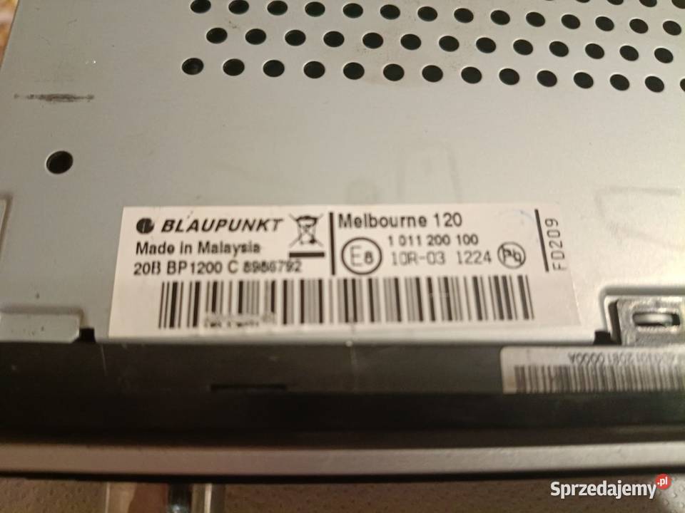 Radio samochodowe blaupunkt Wąbrzeźno