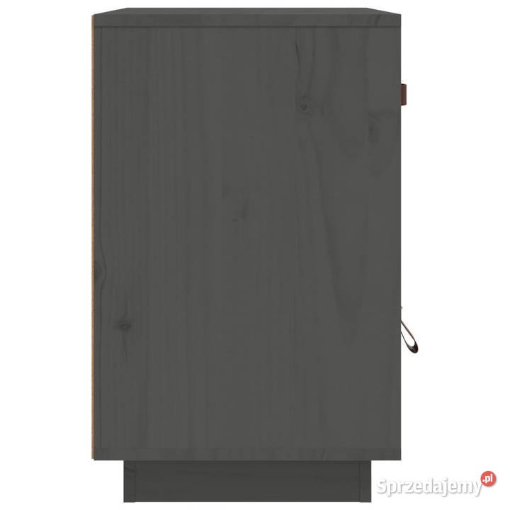 Szafka nocna szara 40x34x55 lite drewno sosnowe Warszawa