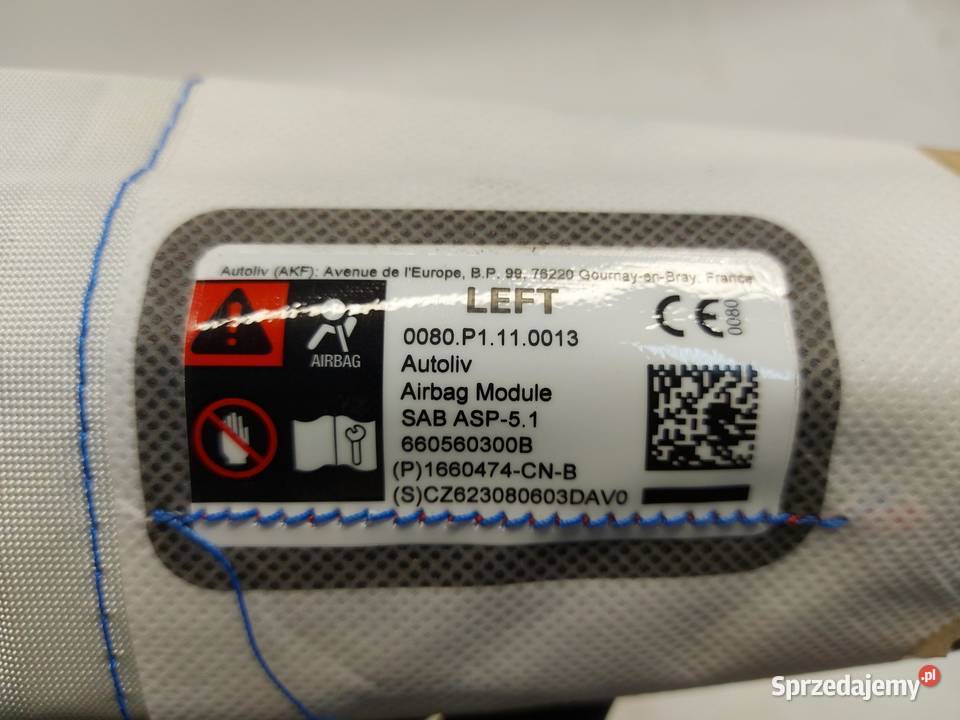 TESLA MODEL Y 2023r Poduszka powietrzna Airbag