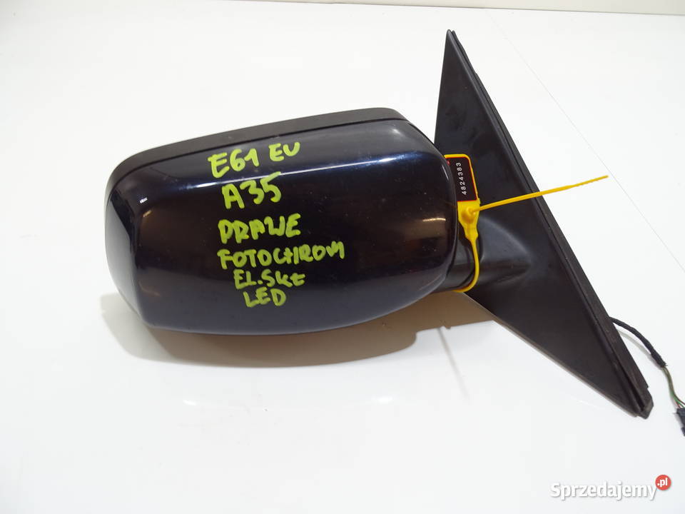 LUSTERKO PRAWE BMW E60 LED FOTOCHROM EU A355 Strzyżewice