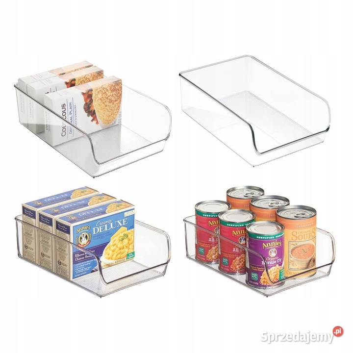 Organizer mDesign Zestaw 4 tacek do Myszyniec