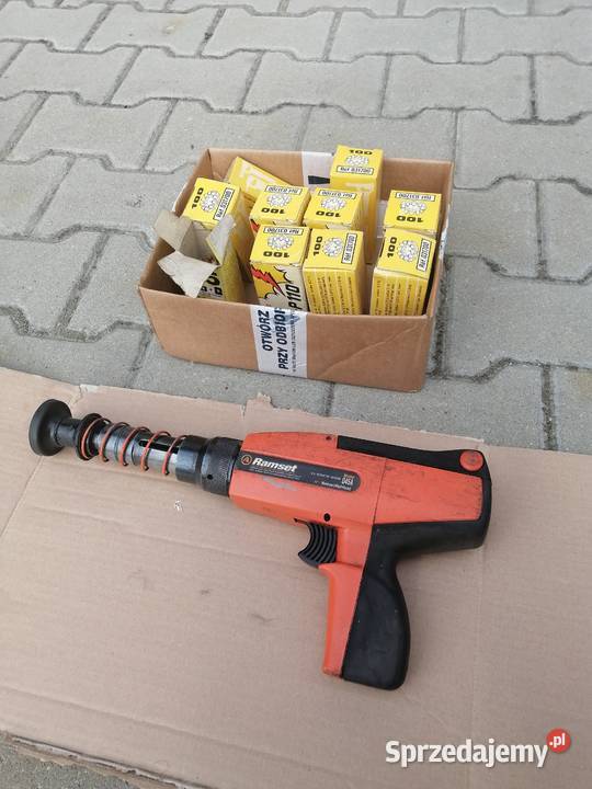 Osadzarka prochowa Ramset D45A naboje gwozdzie Dom i Ogród Cieszyn